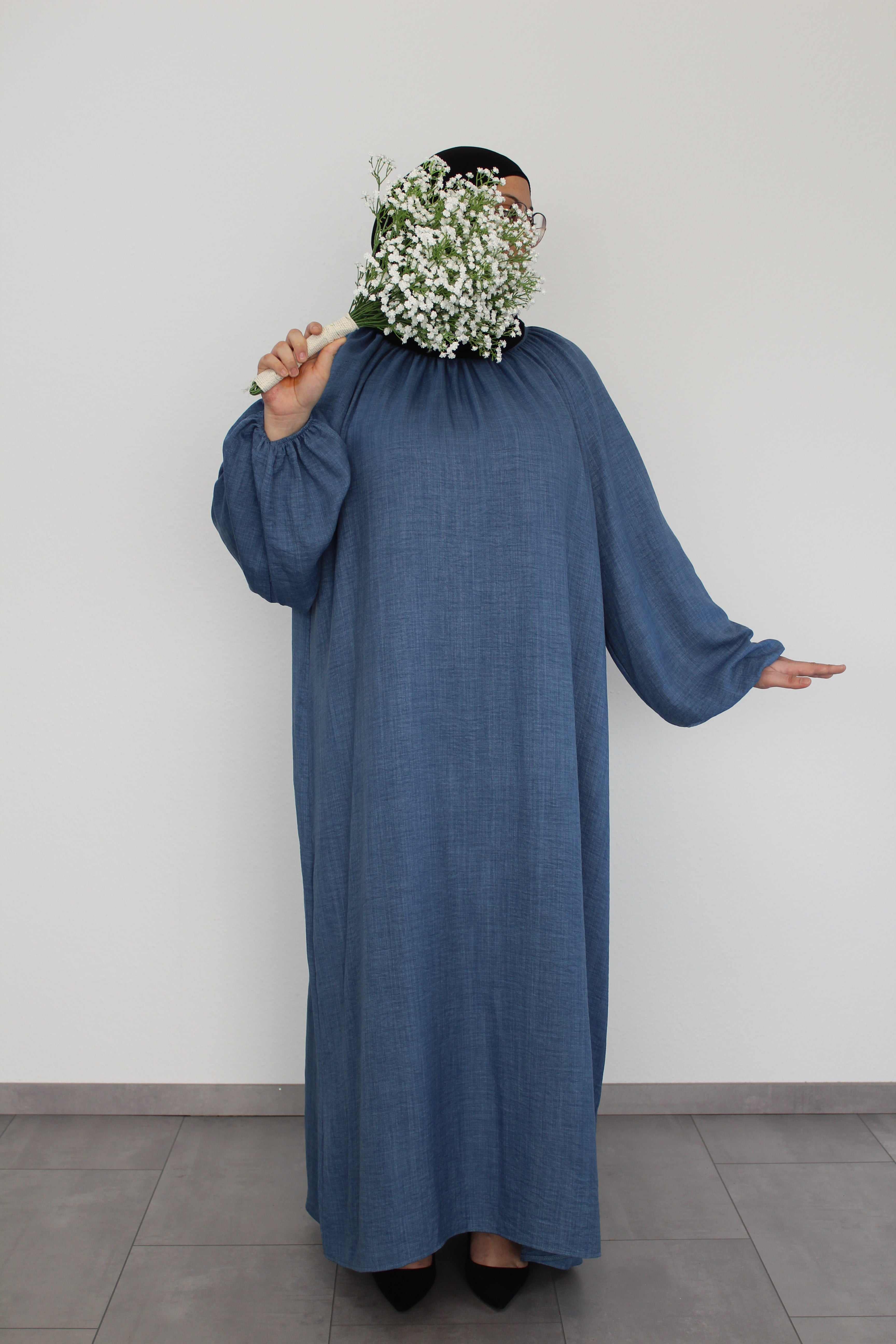 Abaya Rabiye #farbe_jeans_blau
