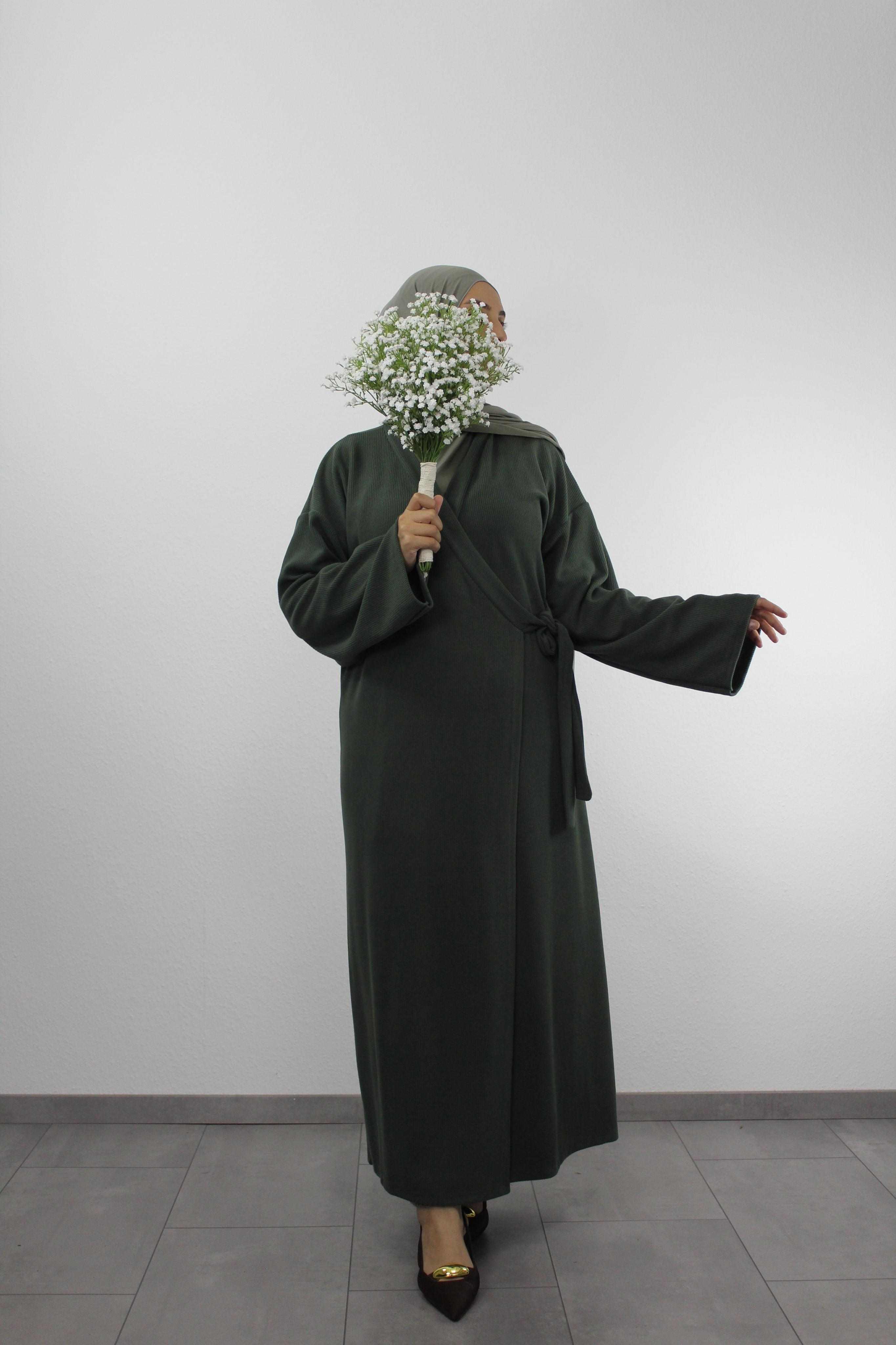 Wickelkleid Isra #farbe_olive