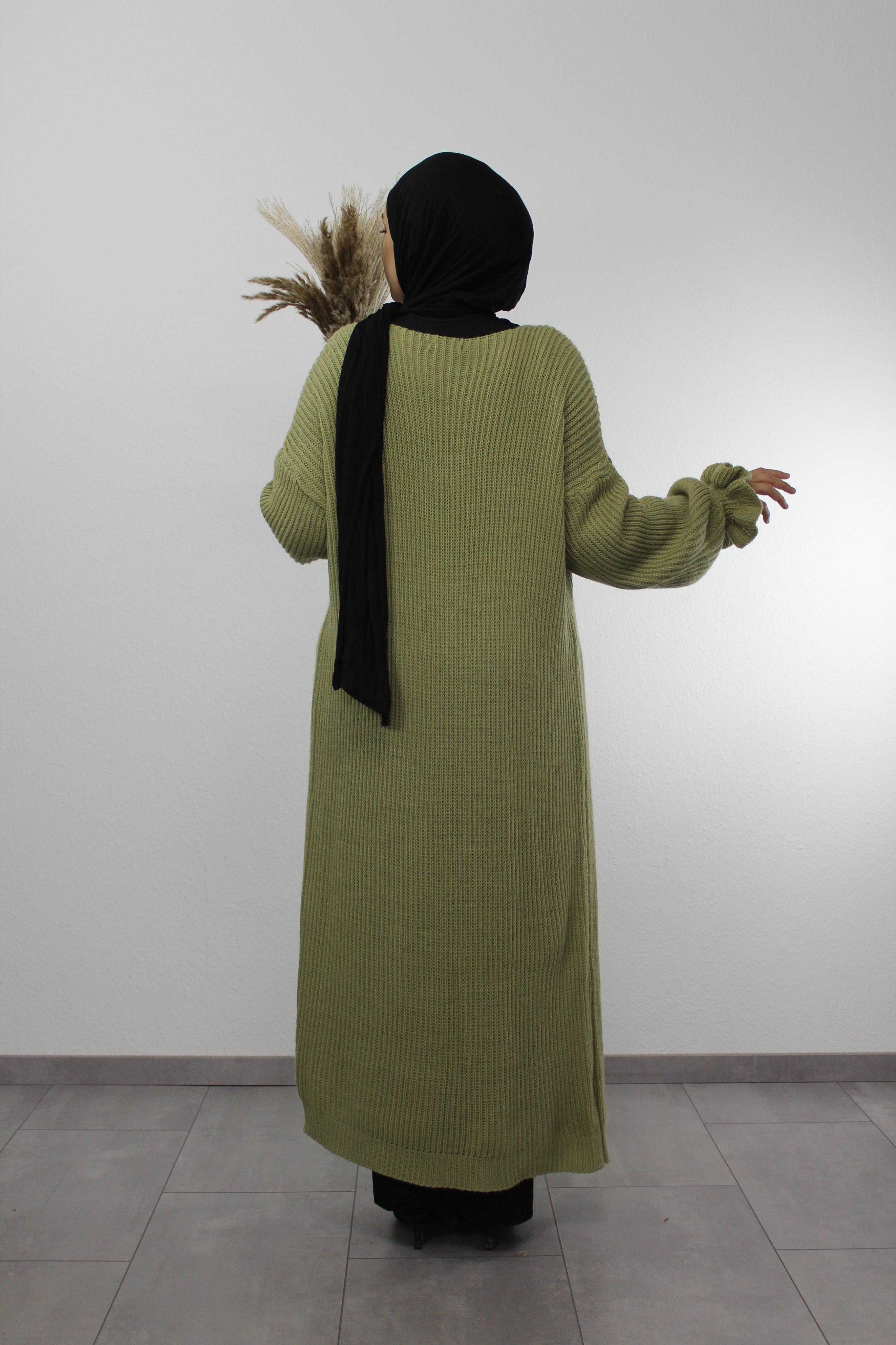 Strickkleid Hilya #farbe_avocado